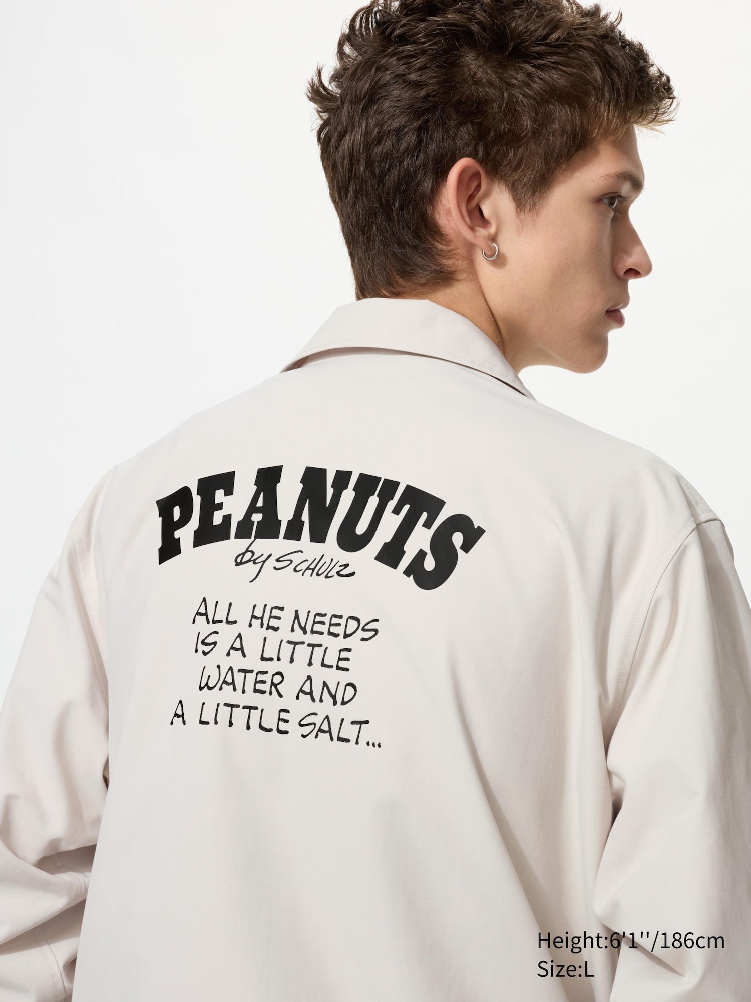PEANUTS Coach Jacket - NATURAL