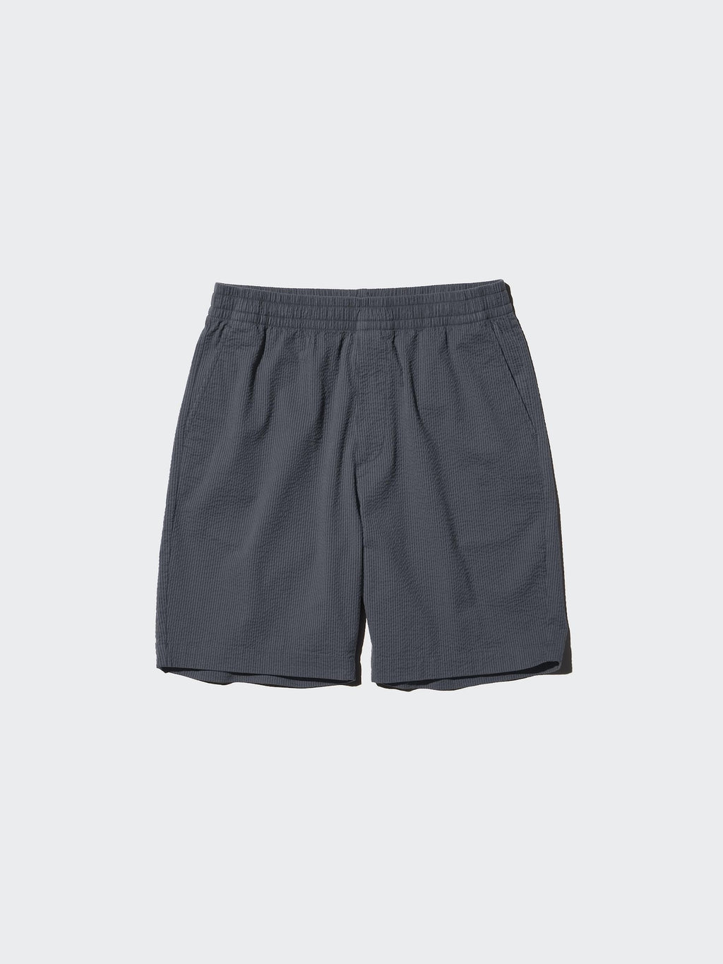 Stretch Easy Shorts (Seersucker) - DARK GRAY