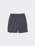 Stretch Easy Shorts (Seersucker) - DARK GRAY