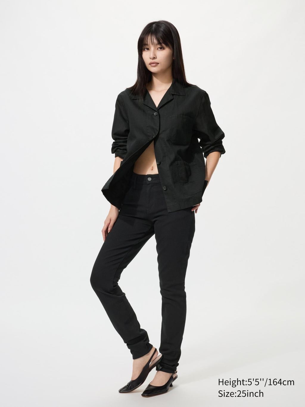 Ultra Stretch Skinny Jeans - BLACK