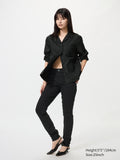 Ultra Stretch Skinny Jeans - BLACK