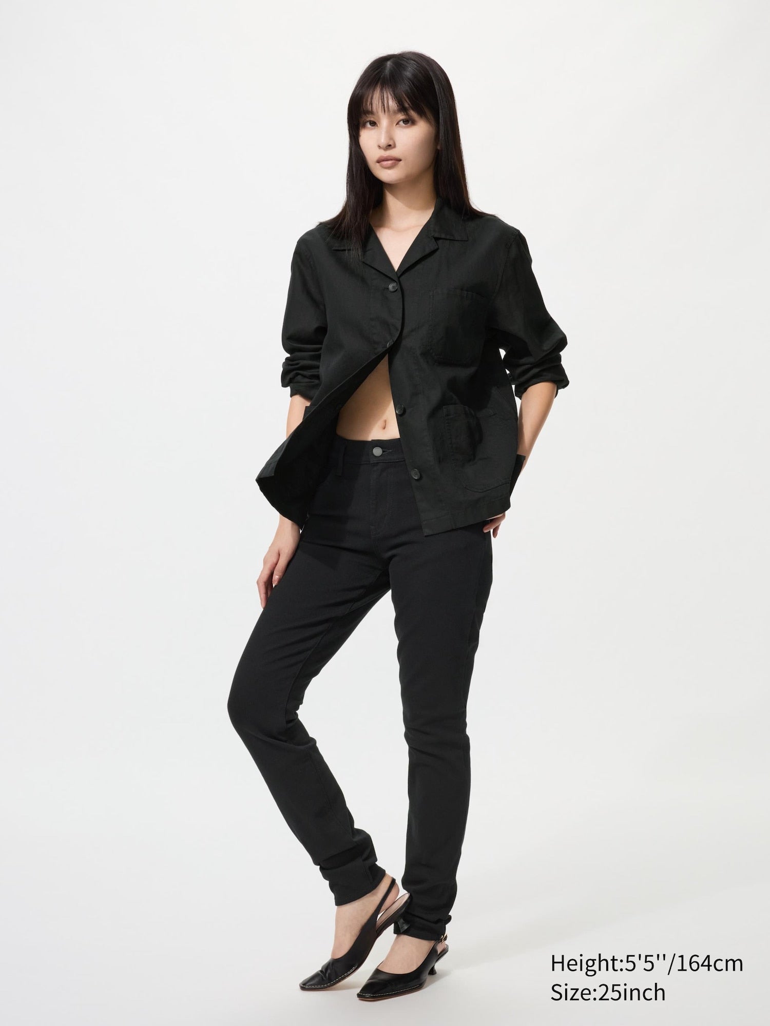Ultra Stretch Skinny Jeans - BLACK