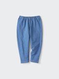 Relaxed Fit Leggings (Denim Like) - BLUE