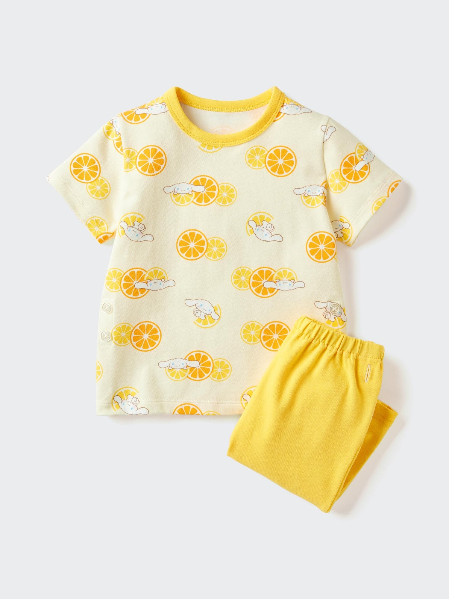 Sanrio Characters Dry Pajamas Short Sleeve - YELLOW