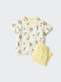 Picture Book Dry Pajamas Short Sleeve (Leo Lionni) - YELLOW