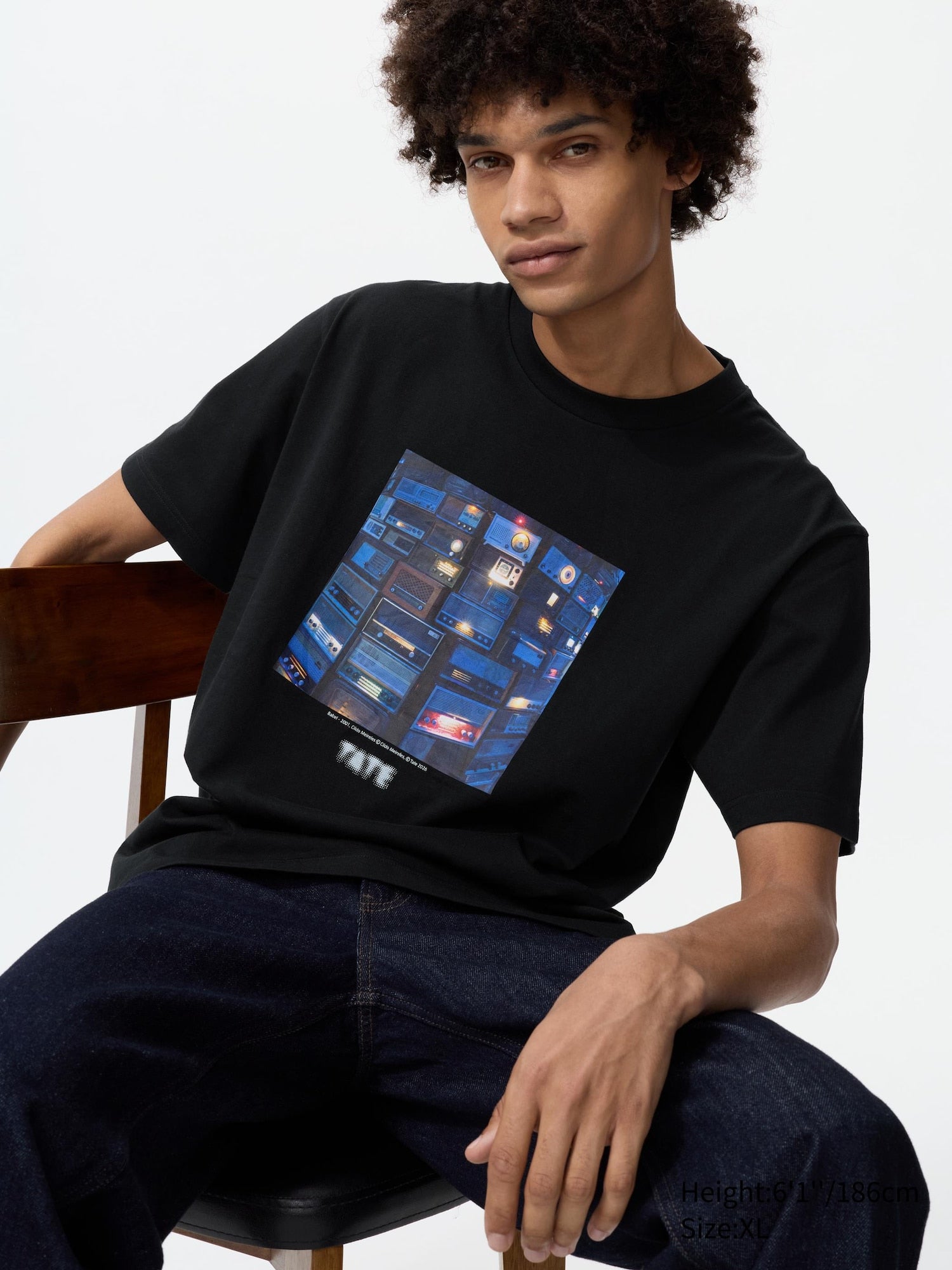 TATE UT (Short Sleeve Graphic T-Shirt) - BLACK