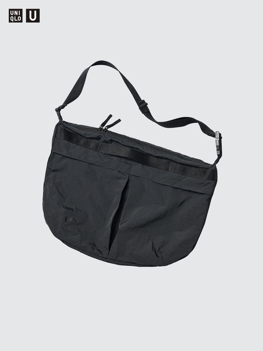 Packable Shoulder Bag - BLACK