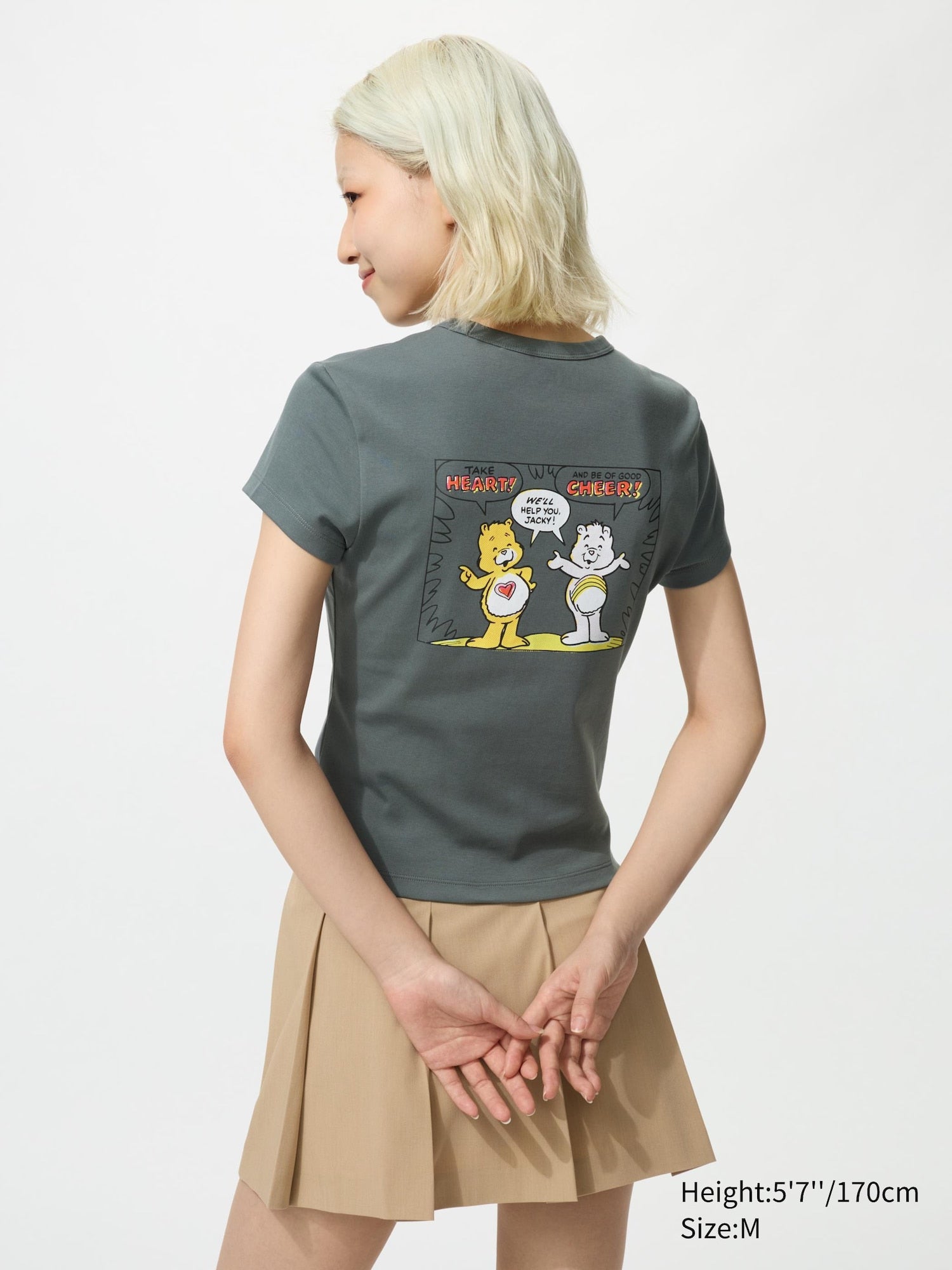 Cheerful Characters UT (Short Sleeve Graphic T-Shirt) - GRAY