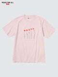 PEACE FOR ALL Hana Tajima UT (Short Sleeve Graphic T-Shirt) - PINK