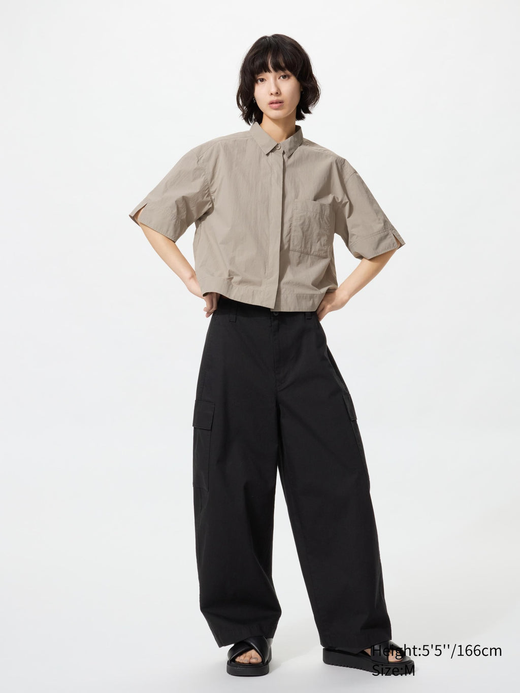 Barrel Cargo Pants - BLACK