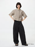 Barrel Cargo Pants - BLACK