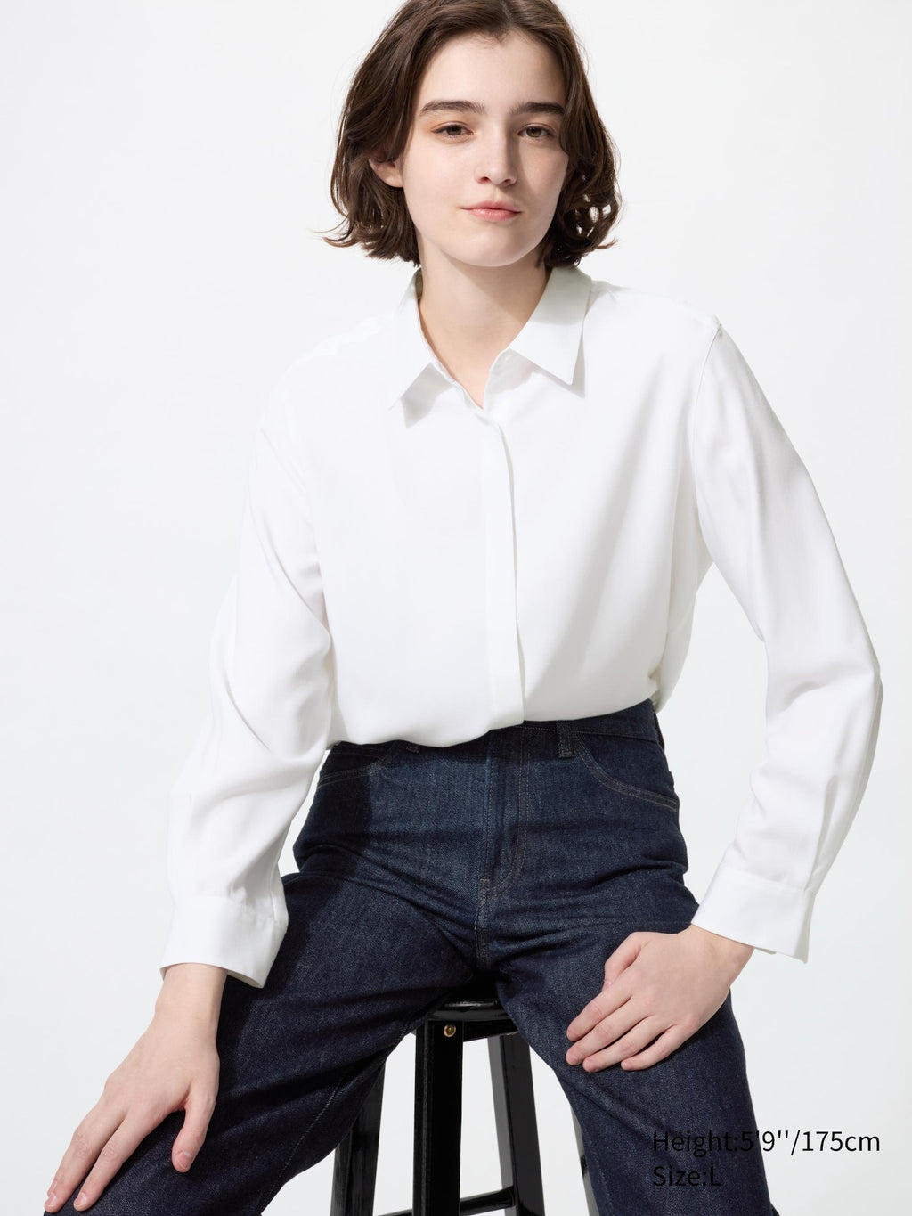 Rayon Blouse - WHITE