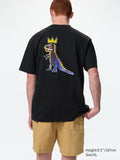 NY POP ART UT (Short Sleeve Graphic T-Shirt) - BLACK