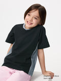 KIDS DRY-EX V-Neck T-Shirt - BLACK