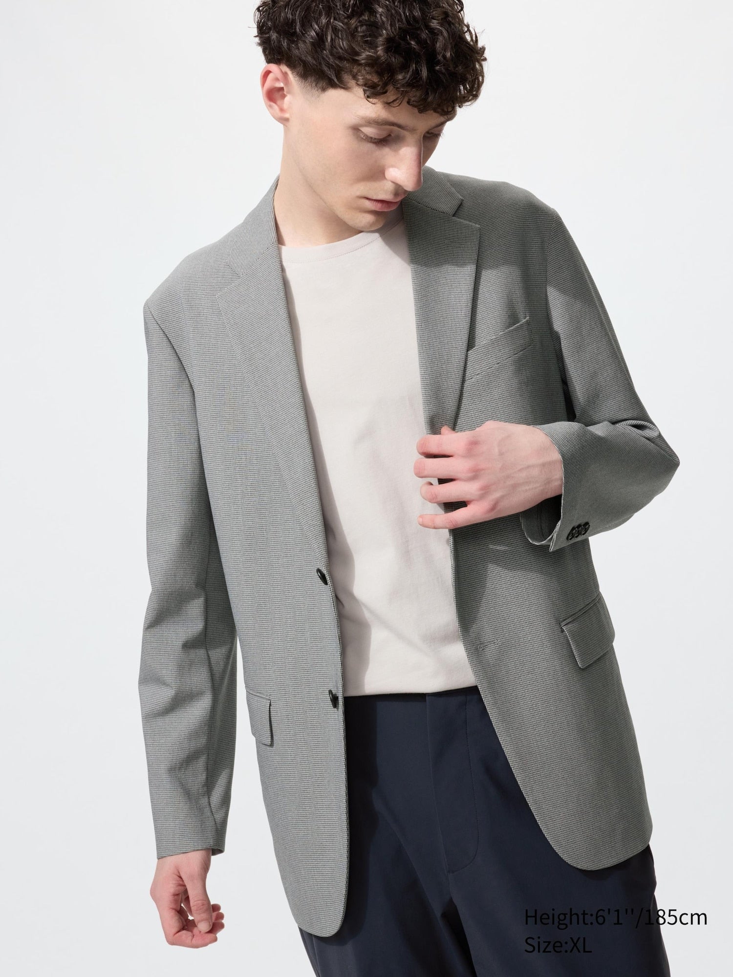 Miracle Air Jacket (Airsense Jacket) (Wool Like) (Co-ord) - GRAY