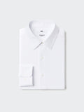 Super Non Iron Jersey Slim Fit Long Sleeve Shirt (Regular) - WHITE