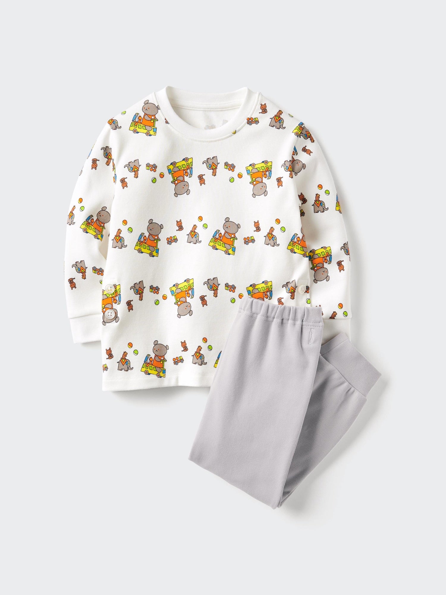 The Picture Book Collection Pajamas Long Sleeve - GRAY