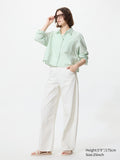 Baggy Curve Jeans (Longer Length) - WHITE