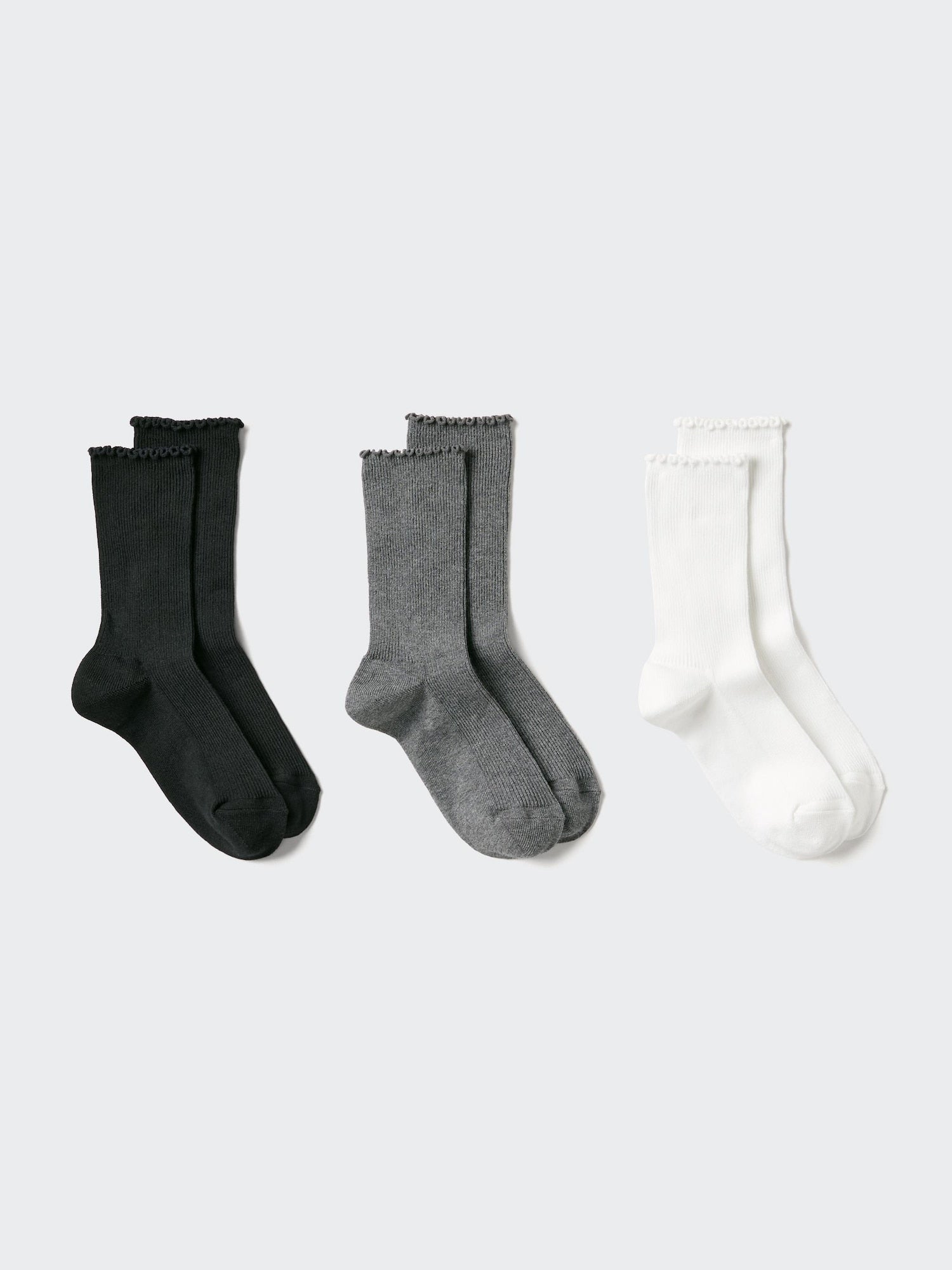 GIRLS Socks 3 Pairs - BLACK