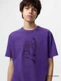 MANGA 100th UT - HUNTER x HUNTER (Short Sleeve Graphic T-Shirt) - PURPLE