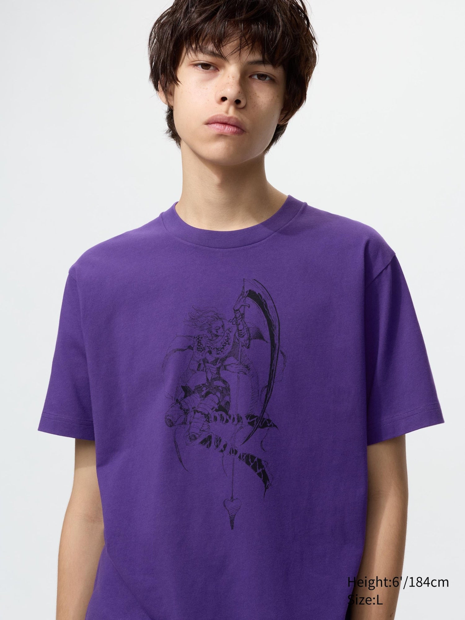 MANGA 100th UT - HUNTER x HUNTER (Short Sleeve Graphic T-Shirt) - PURPLE