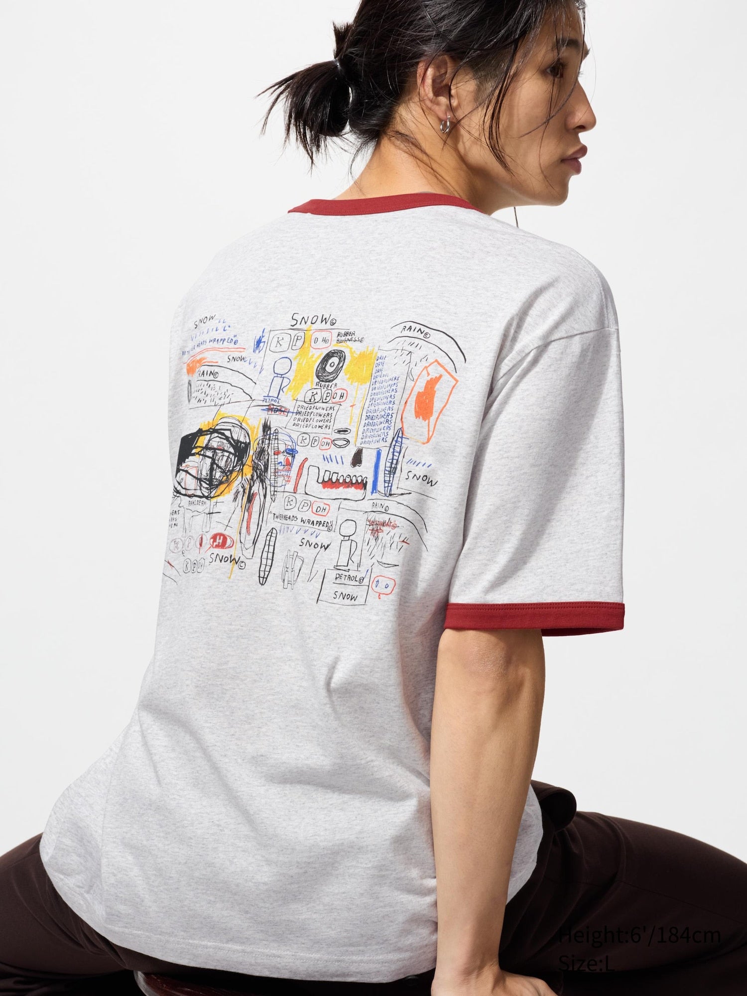 NY POP ART UT (Short Sleeve Graphic T-Shirt) - LIGHT GRAY