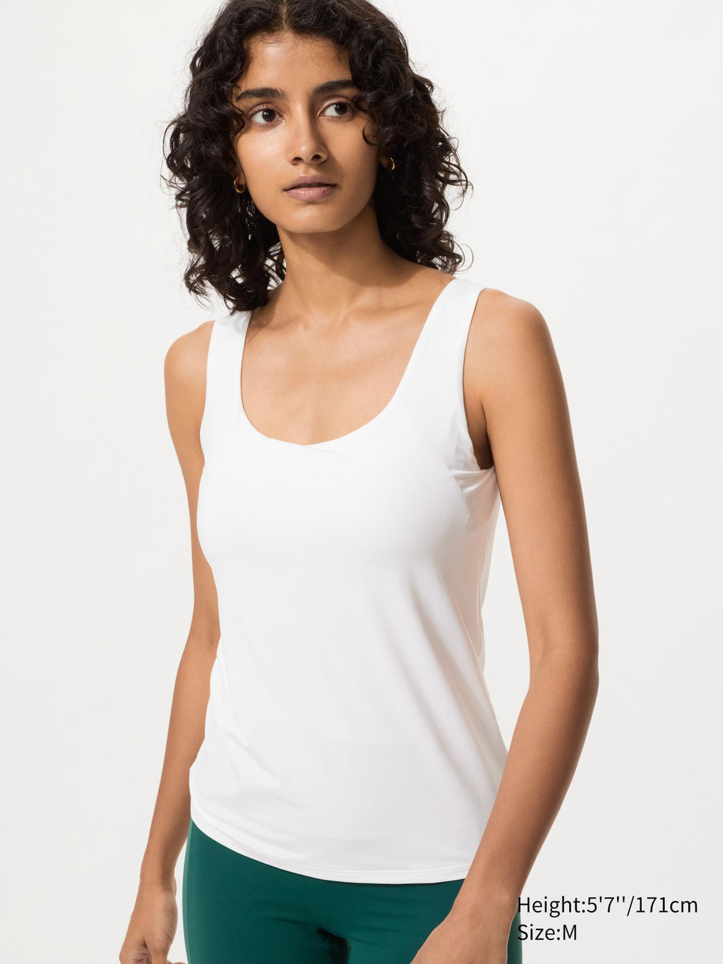 AIRism Bra Sleeveless Top - WHITE