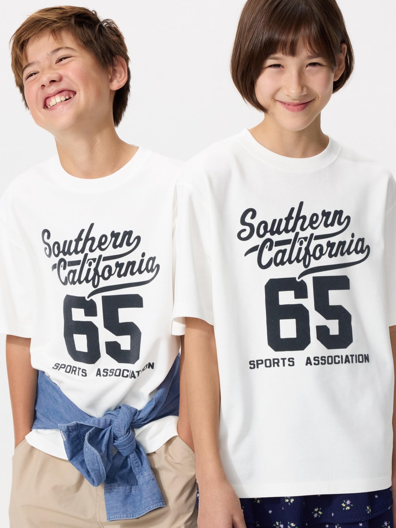 KIDS AIRism Cotton Graphic Crew Neck T-Shirt - OFF WHITE