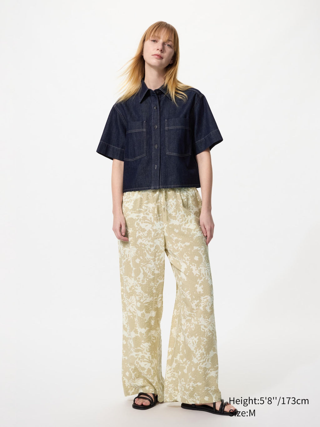 Easy Pants Flower - BEIGE