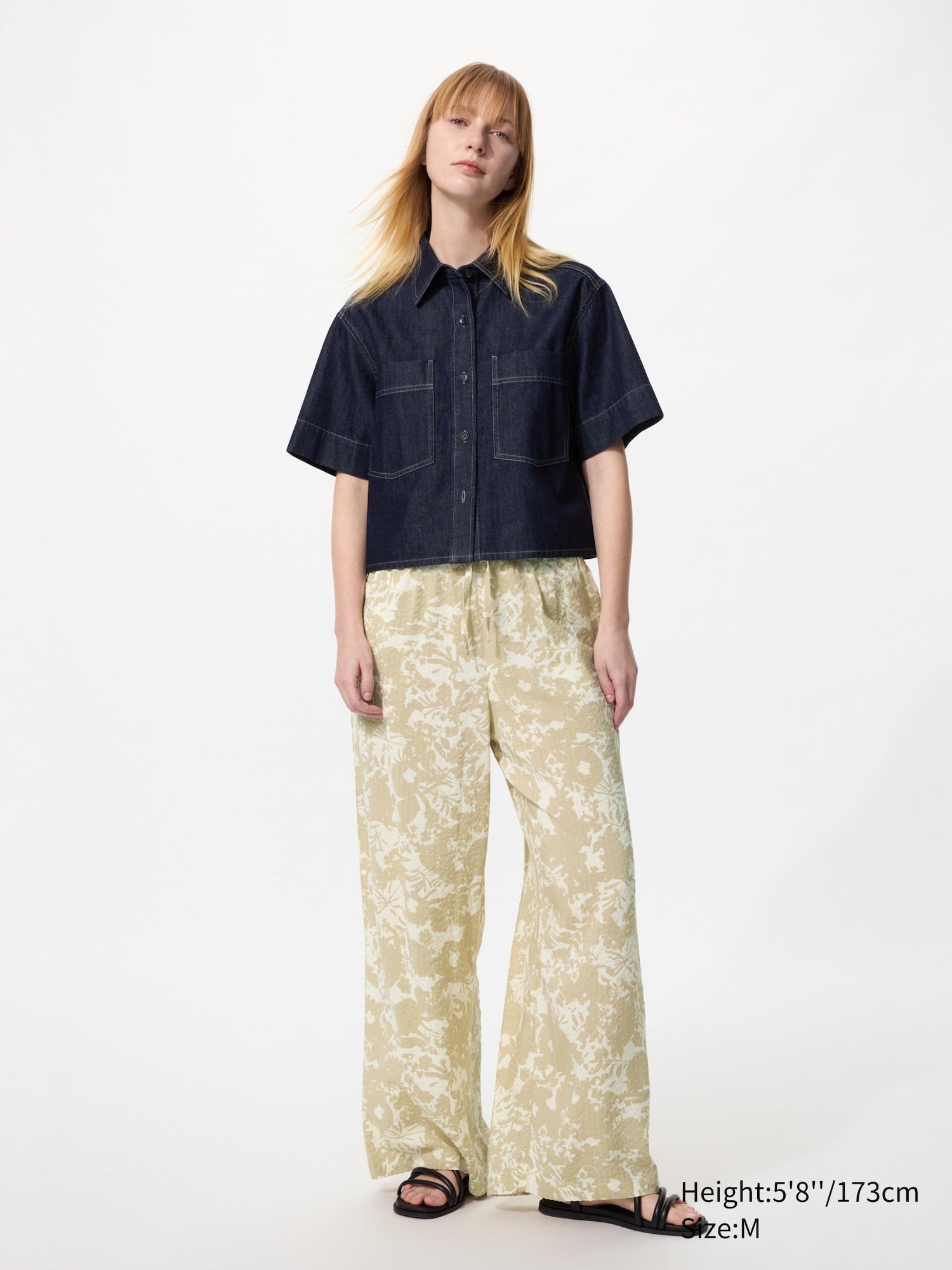Easy Pants Flower - BEIGE
