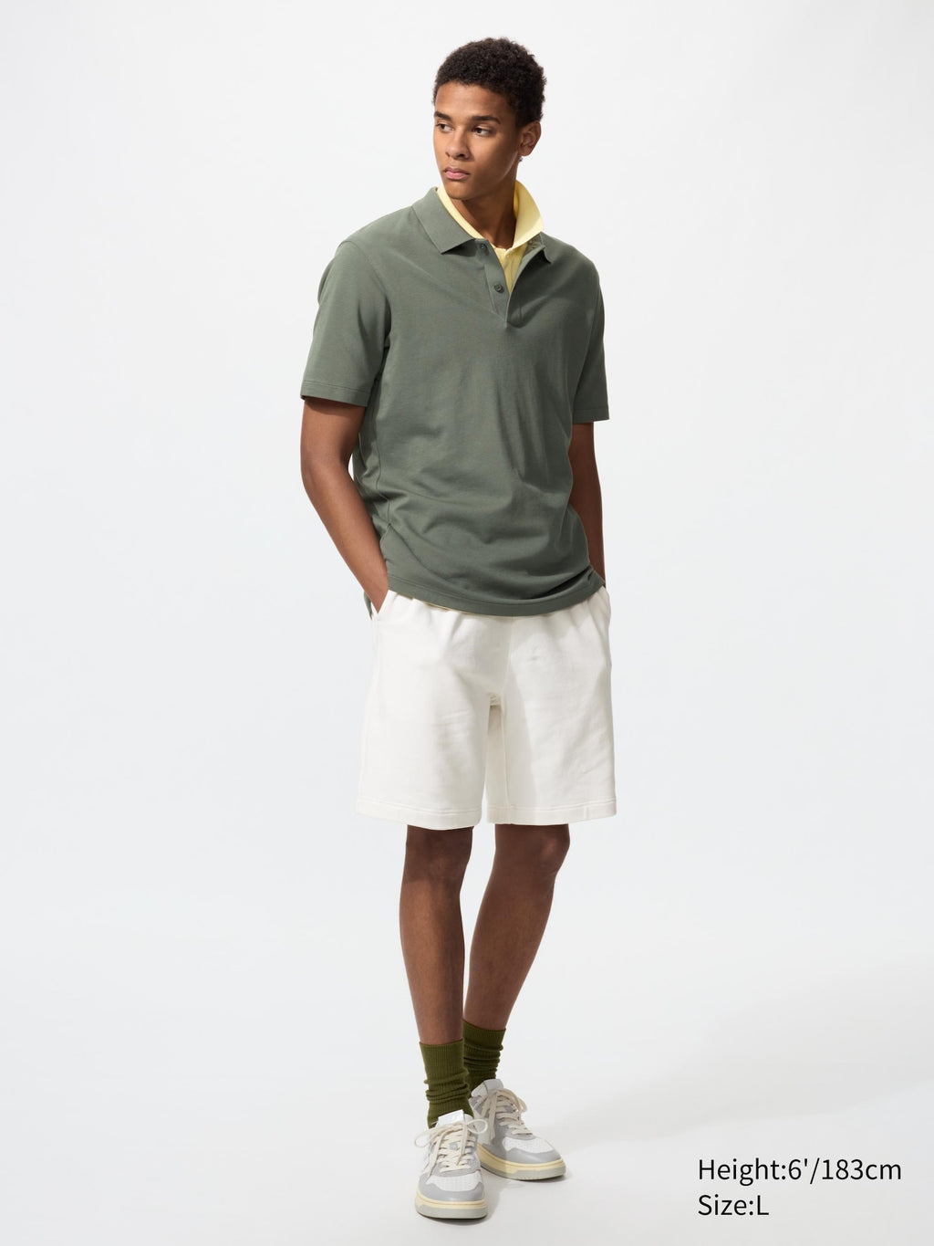 Ultra Stretch Sweat Shorts - OFF WHITE
