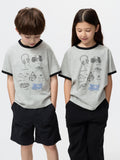 KIDS Jason Polan UT (Short Sleeve Graphic T-Shirt) - GRAY