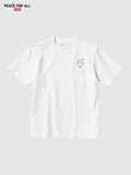 PEACE FOR ALL Jason Polan Short Sleeve T-Shirt - WHITE