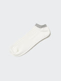 Ribbed Short Socks - GRAY