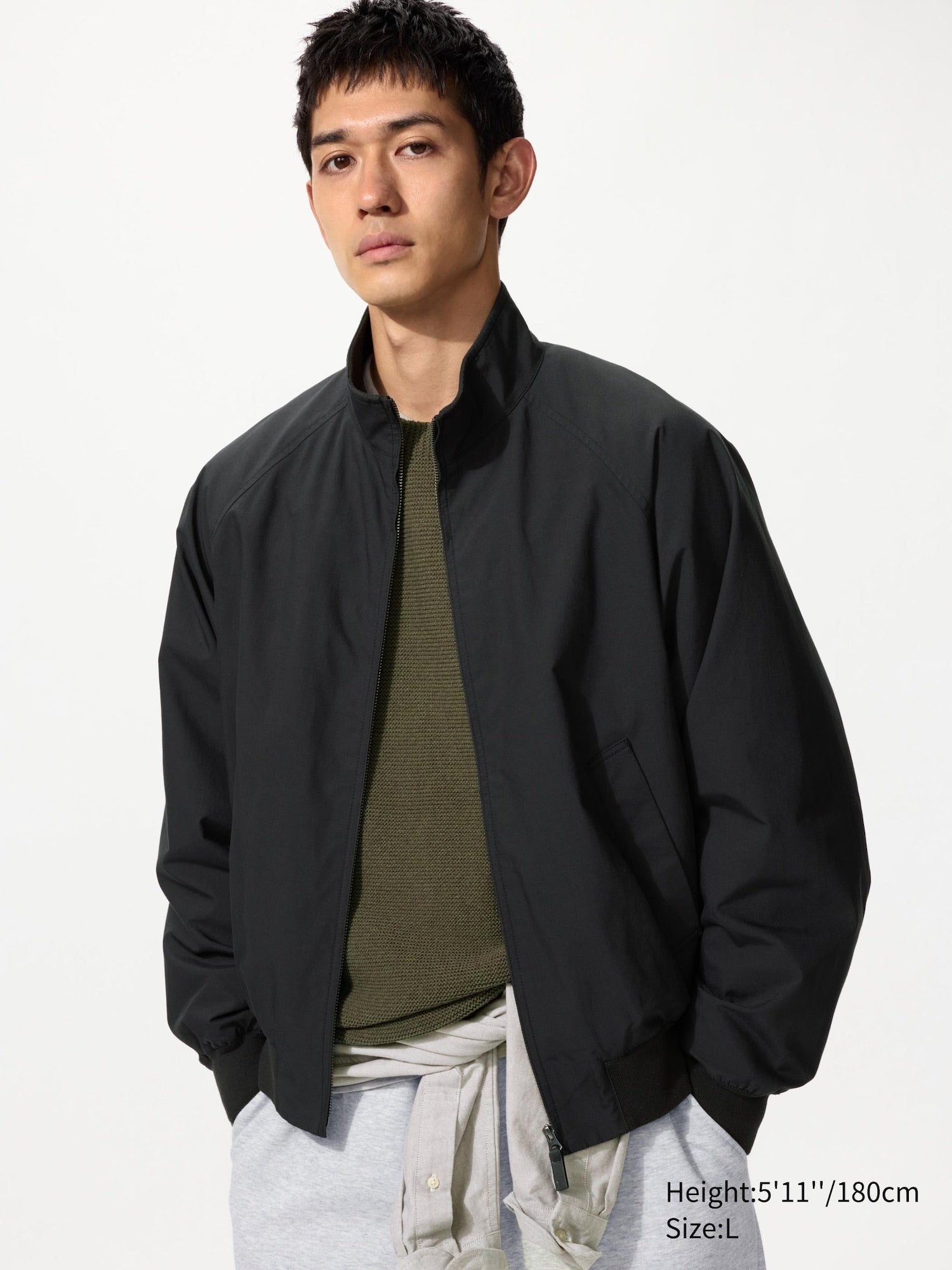 Harrington Jacket - BLACK