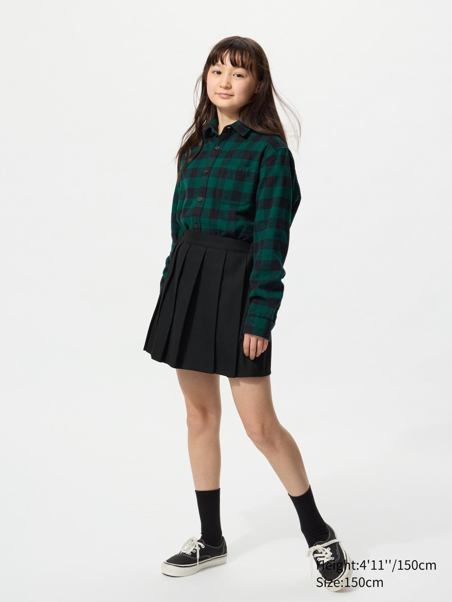 GIRLS Pleated Mini Skort - BEIGE