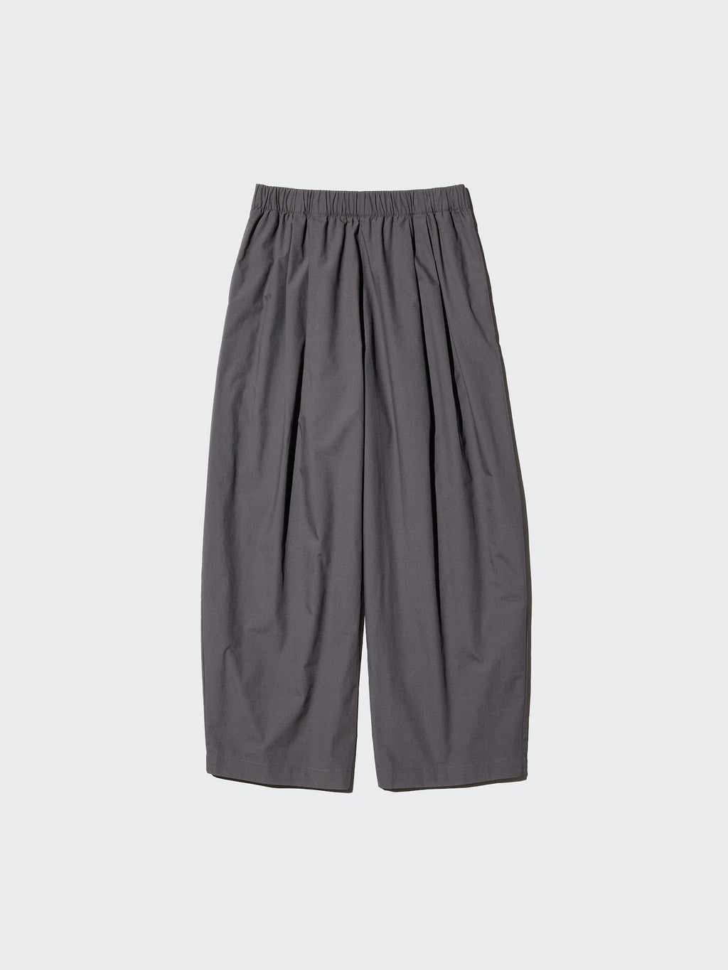 Cotton Volume Easy Pants - GRAY
