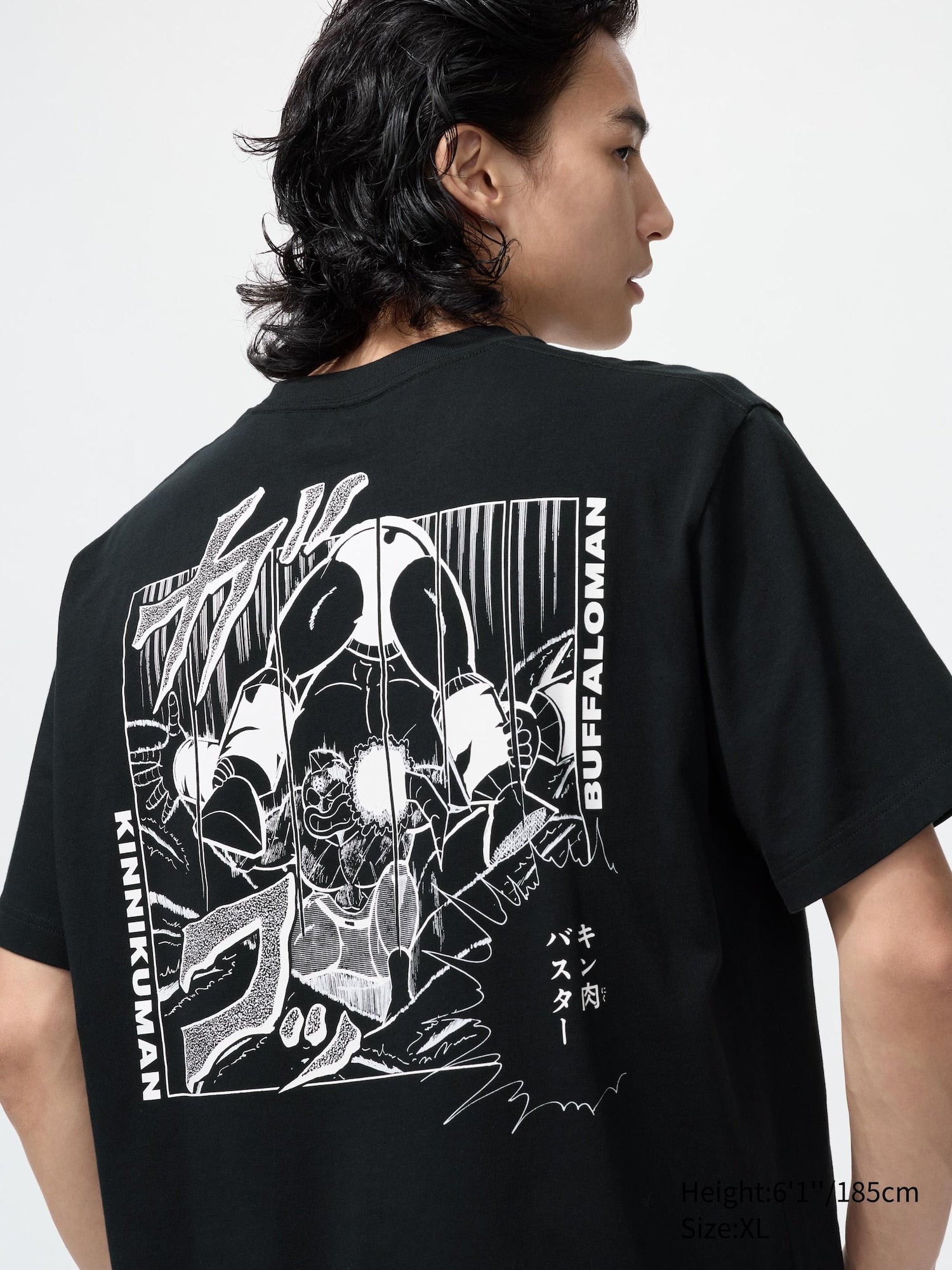 MANGA 100th UT - KINNIKUMAN (Short Sleeve Graphic T-Shirt) - BLACK