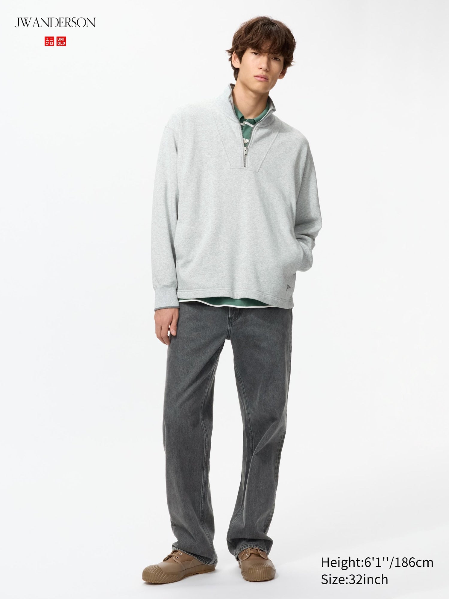 Straight Jeans (Longer Length) - GRAY