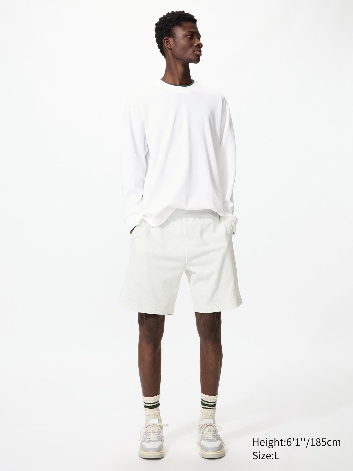 AIRism Cotton Easy Shorts - OFF WHITE