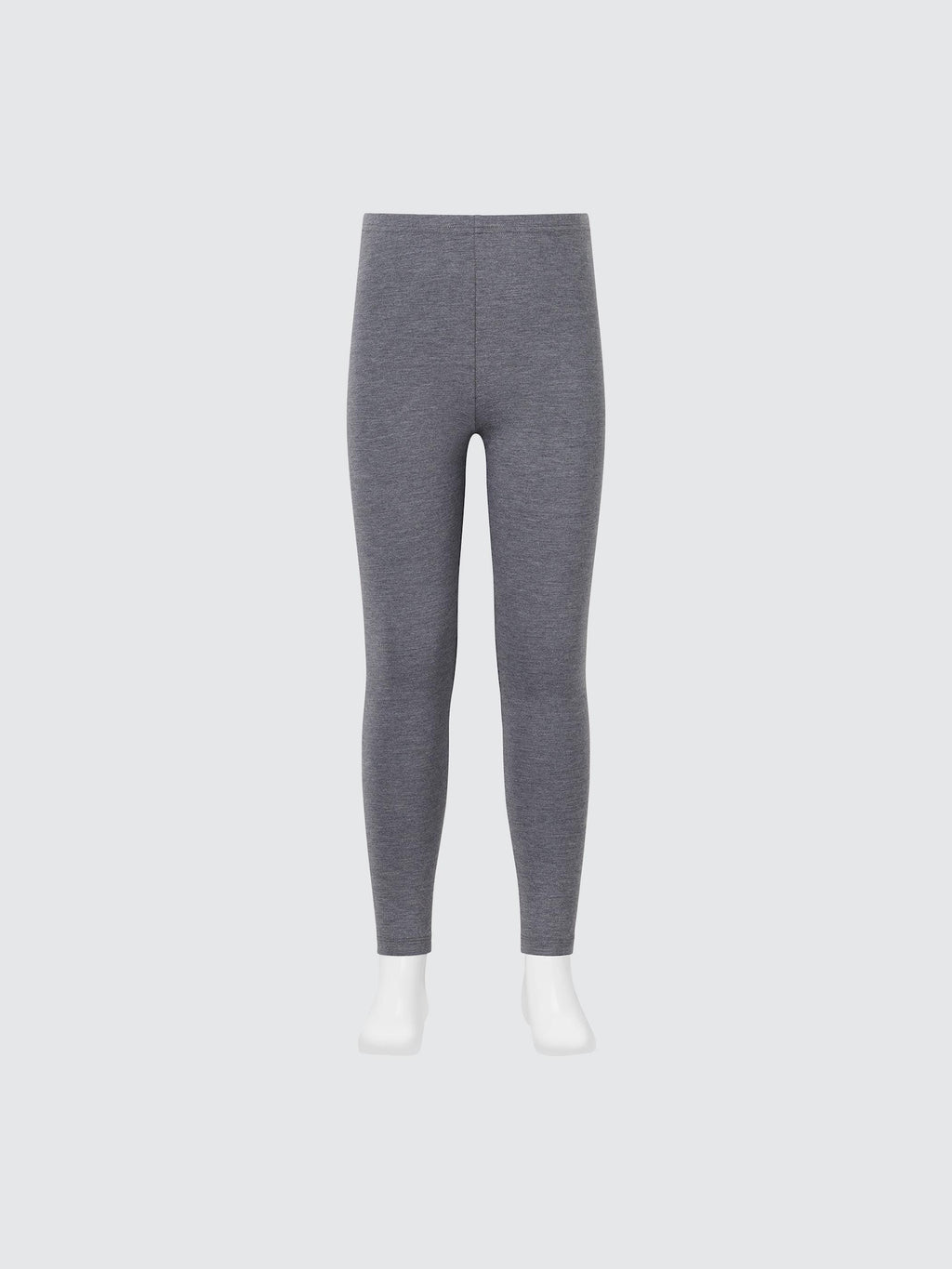KIDS HEATTECH Extra Warm Cotton Leggings - DARK GRAY