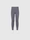 KIDS HEATTECH Extra Warm Cotton Leggings - DARK GRAY