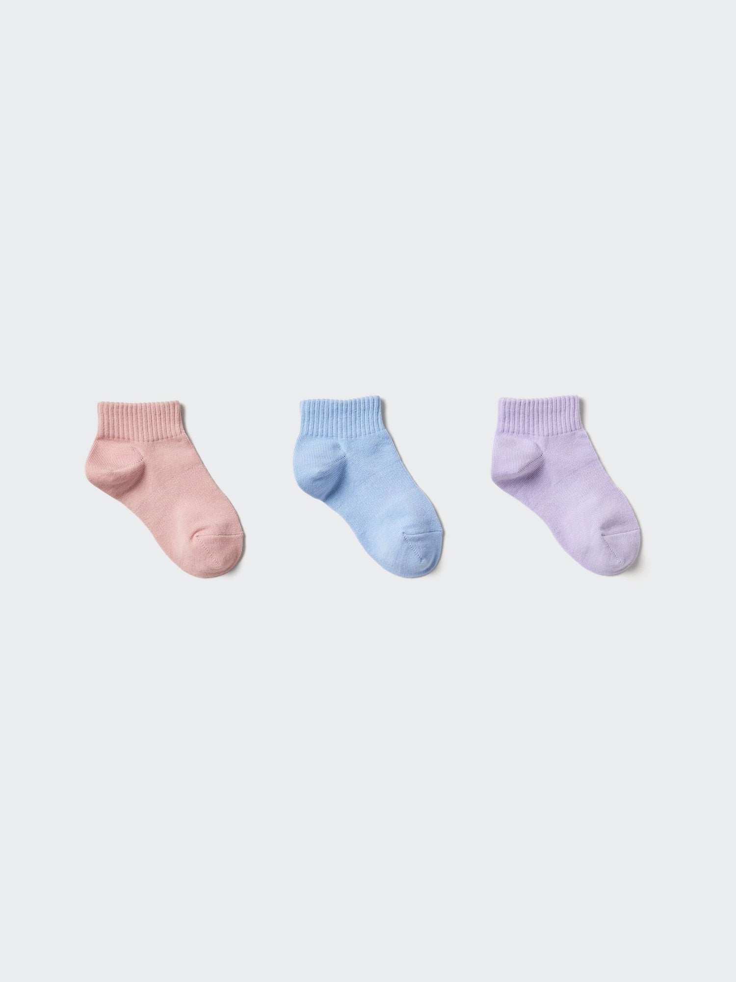 KIDS Short Socks 3 Pairs - PINK
