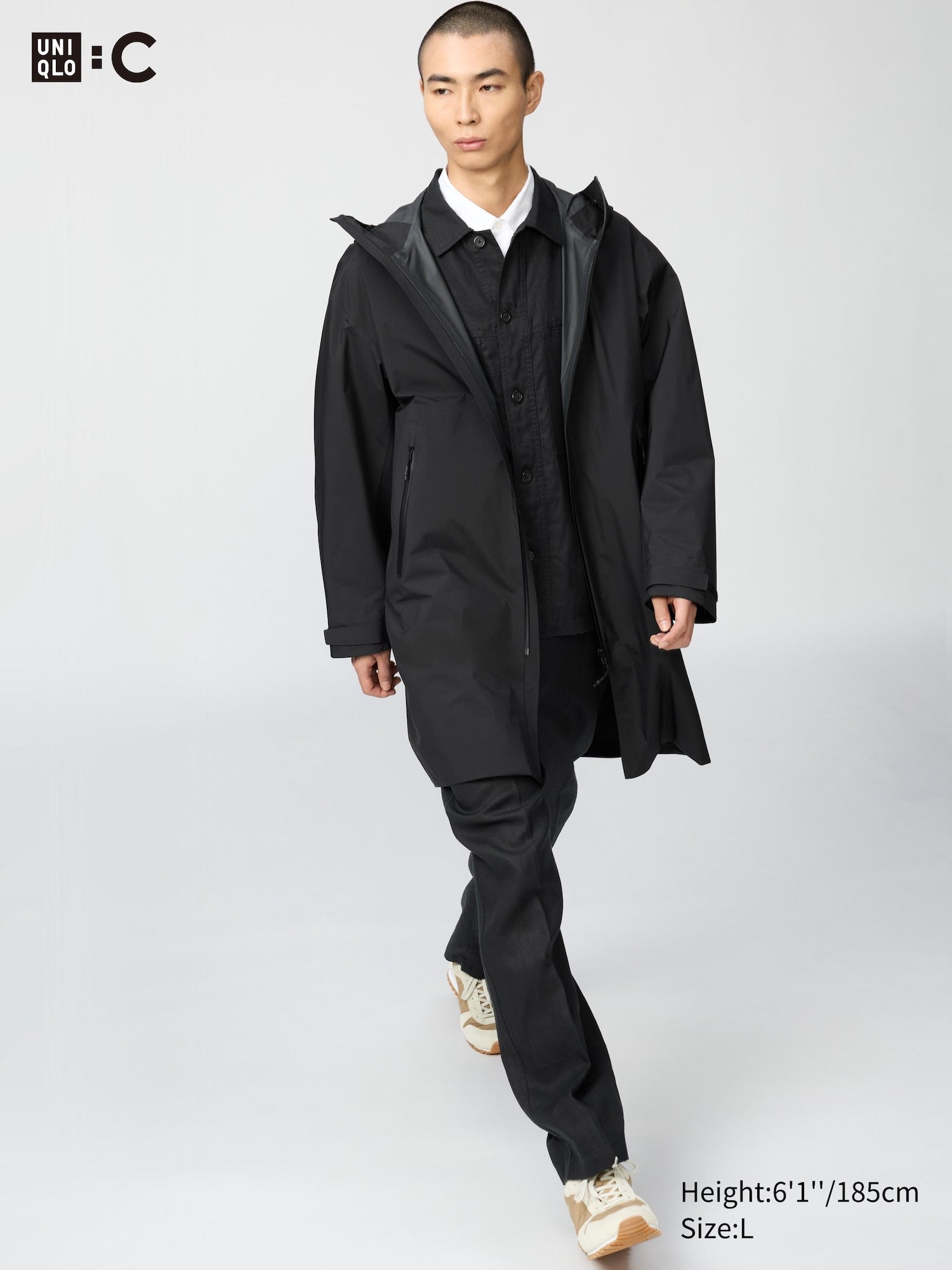 Blocktech Coat - DARK BROWN