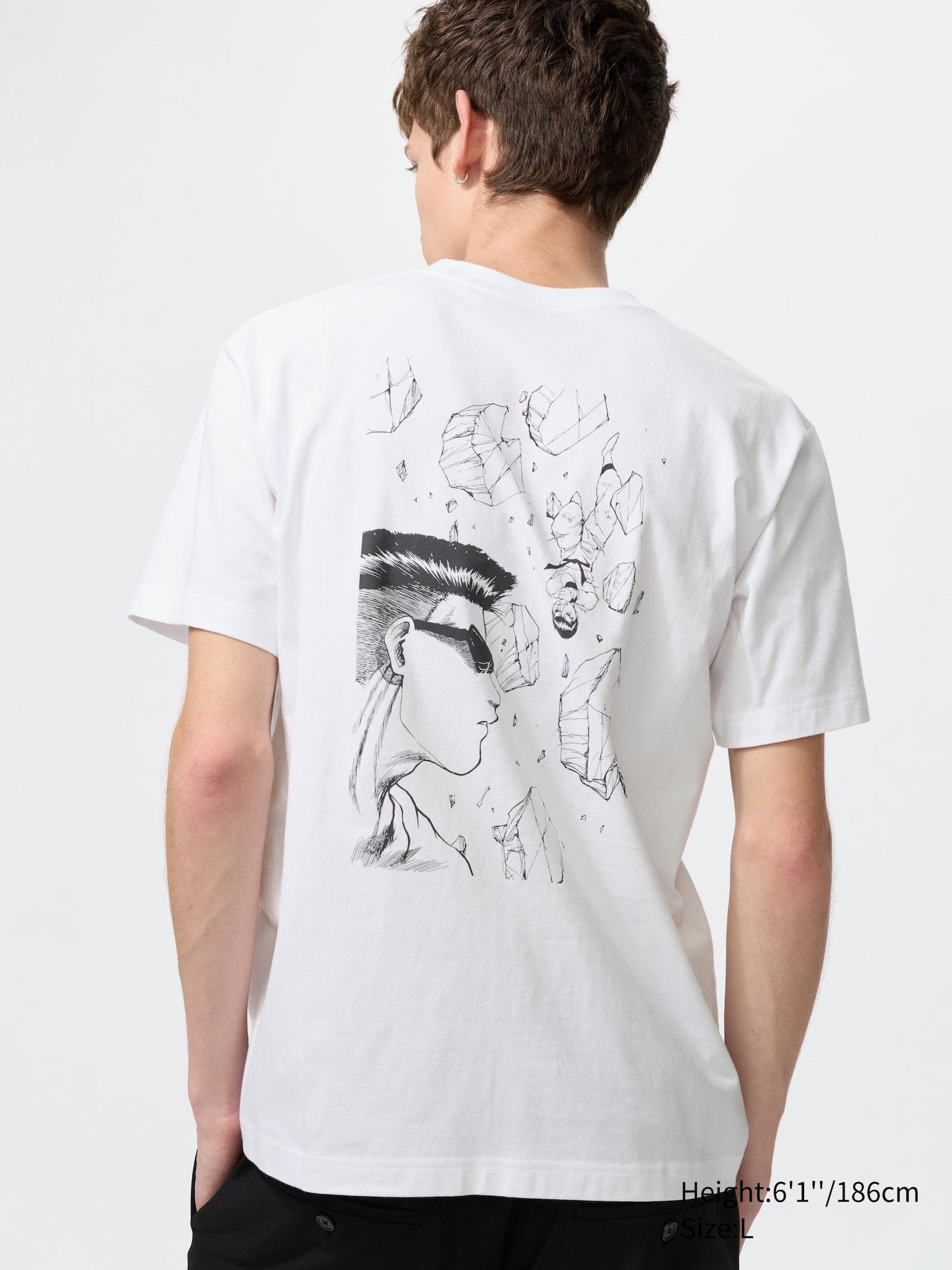 MANGA 100th UT - YuYu Hakusho (Short Sleeve Graphic T-Shirt) - WHITE