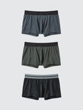 BOYS AIRism Boxer Briefs 3 Pairs - DARK GRAY