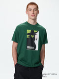 Musical Icons UT (Short Sleeve Graphic T-Shirt) (Wicked) - DARK GREEN