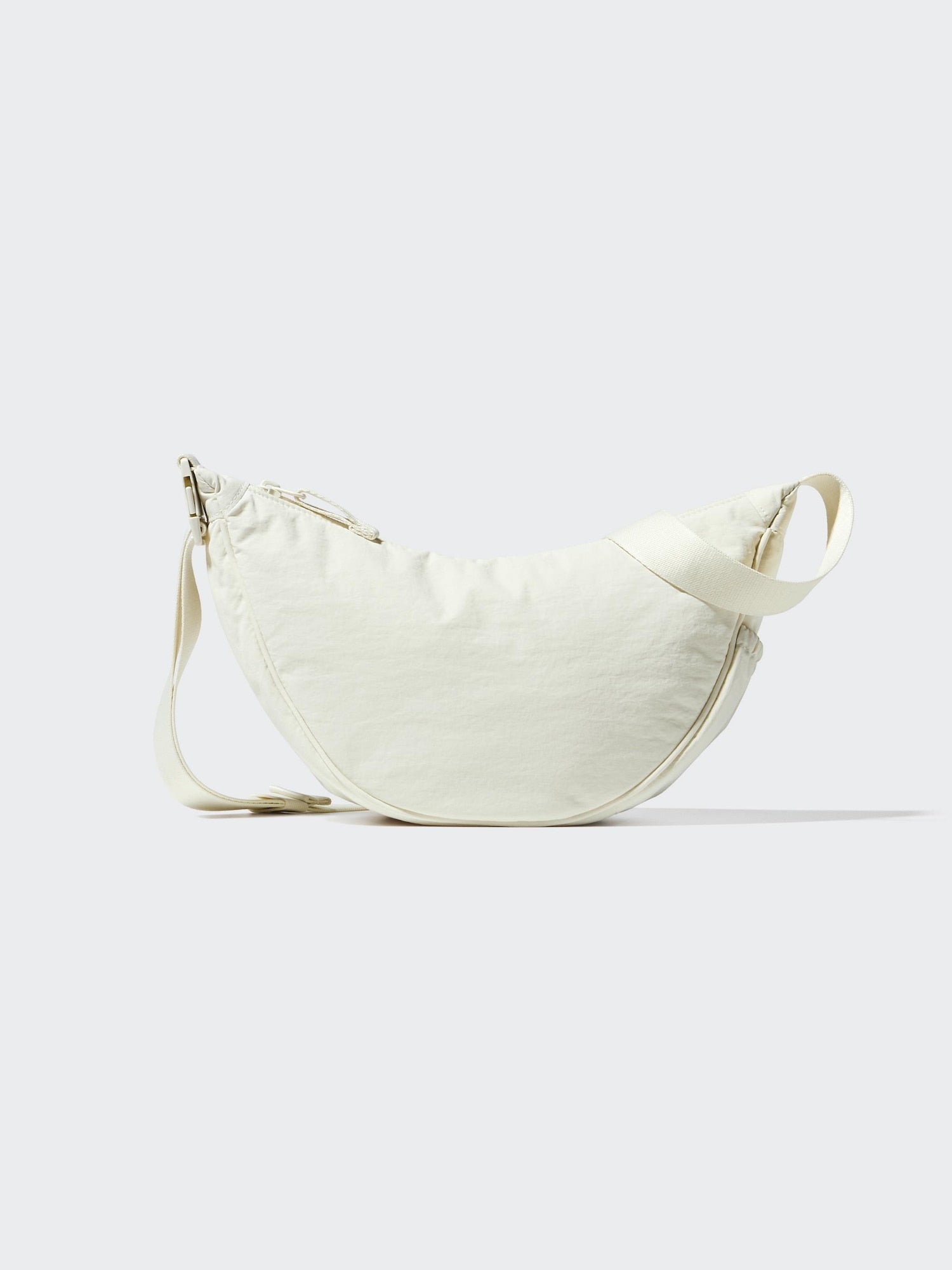 Round Mini Shoulder Bag - OFF WHITE