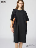 AIRism Cotton Relaxed Dress - BLACK