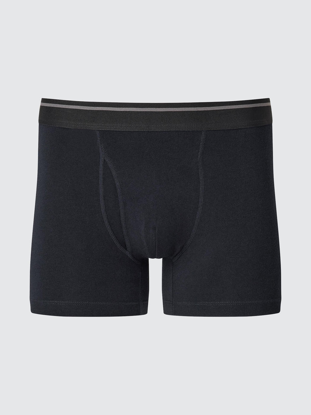 Cotton Boxer Briefs - BLACK